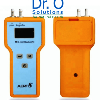 Oxygen Tester - Analyzer with Flow and Pressure Meter