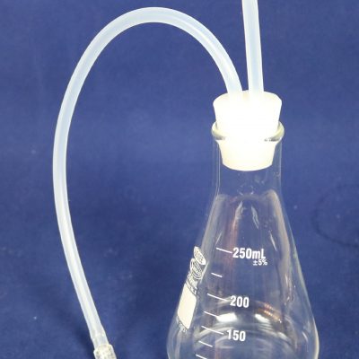 Water and Oil Overflow Flask, Oil/Water Overflow Flask,  connects directly to our medical ozone generator and any other ozone Therapy Kit for Oil