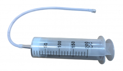 Syringe with Silicone Plunger 200 cc