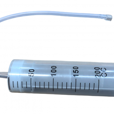Syringe with Silicone Plunger 200 cc