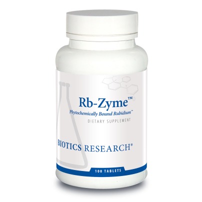 Rb-Zyme Whole Food Rubidium Source, Ultra Trace Mineral, Glandular Health. 100 Tablets