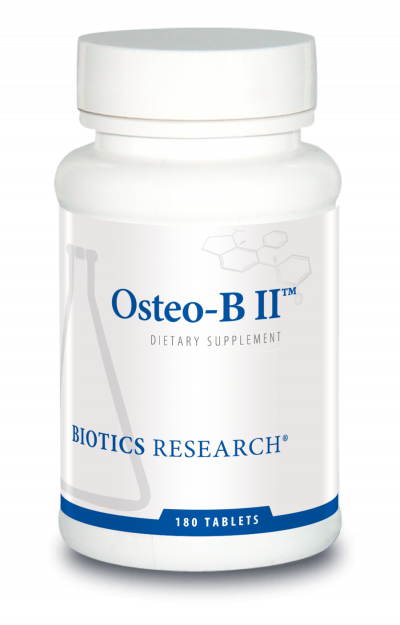Biotics Research Osteo-B II Bone Health Support, Healthy Aging, CaMg, Purified Chondroitin Sulfates, 180 tablets