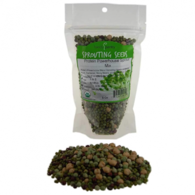 Handy Pantry Protein Powerhouse Sprouting Seeds Organic 8 oz