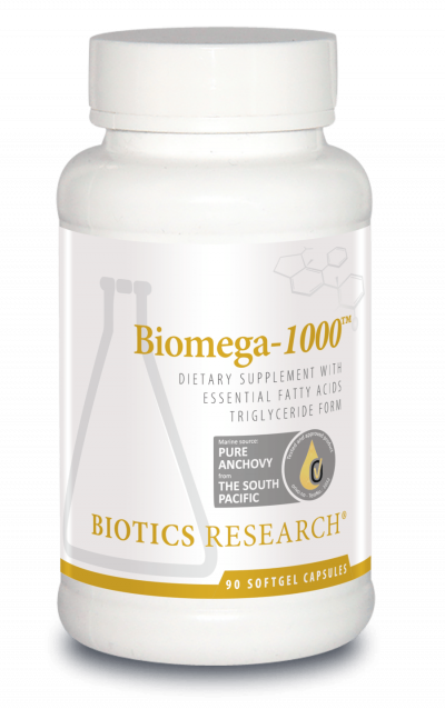 Biotics Research Biomega 1000 Highly Concentrated Fish Oil with EPA/DHA, Supports Immune, Inflammatory Responses, Cardiovascular, 90 count