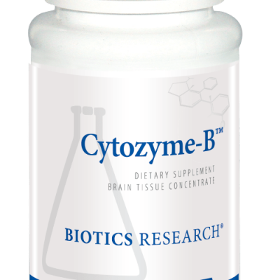 Cytozyme B Supports Brain Health. Raw Lamb Brain. Improves Memory. Supports Mental Clarity and Acuity. Potent Antioxidant Activity, SOD, Catalase. 60 Tablets.