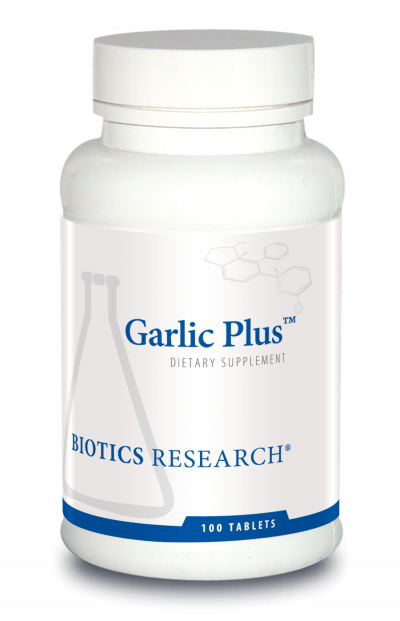 Garlic Plus Pure Garlic Concentrate Plus Vitamin C and Chlorophyllins, Supports Cardiovascular Health, Immune Function, Strong Antioxidant 100 Tablets