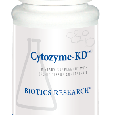 Cytozyme KD Neonatal Kidney, Supports Renal Health, Healthy Blood Pressure, SOD, Catalase, Potent Antioxidant Activity. 60 Tablets.