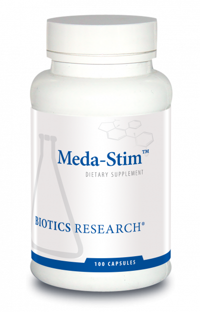 Biotics Research MEDA Stim Supports Endocrine Function, Nutritional Support for The Thyroid Gland, Healthy T3, T4, Thyroxine Levels, Metabolic Health. Contains Iodine, Selenium, Zinc. 100 caps