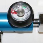 Oxygen Regulator 0 - 1/32 to 4 Lpm Low Flow  for Germany and UE -DIN477 No.9  G3/4"