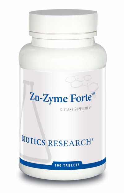 Zn-Zyme Forte Zinc Supplement for Immune System Support ,100 tablets