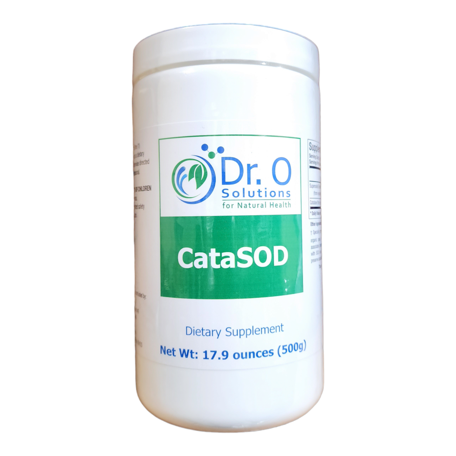 CataSOD is a dietary supplements hat works as a catalase