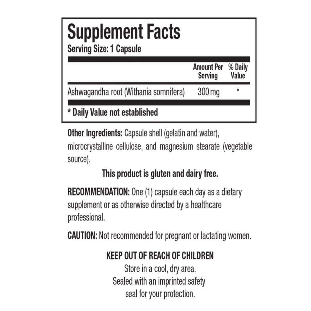 Ashwagandha, 60 capsules - Image 2